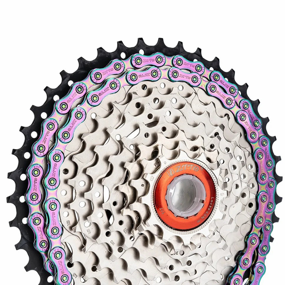 ZTTO z8 Carbon Steel Bicycle Chain 8-Speed 116 Links Mountain Road Bike Chain ZTTO z8 Carbon Steel Bicycle Chain 8-Speed 116 Links Mountain Road Bike Chain